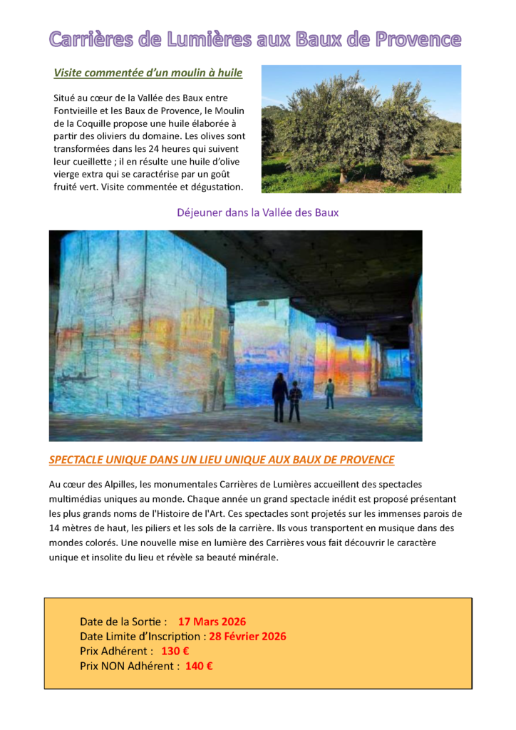 flyer baux de provence