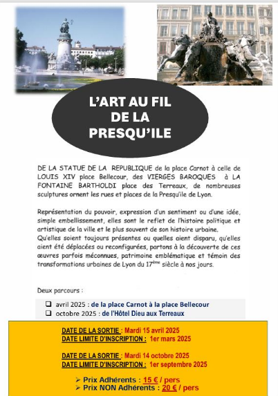 flyer art de la presqu