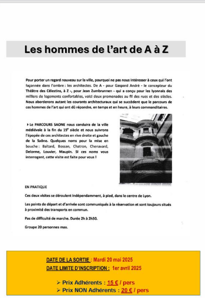 flyer hommes de l
